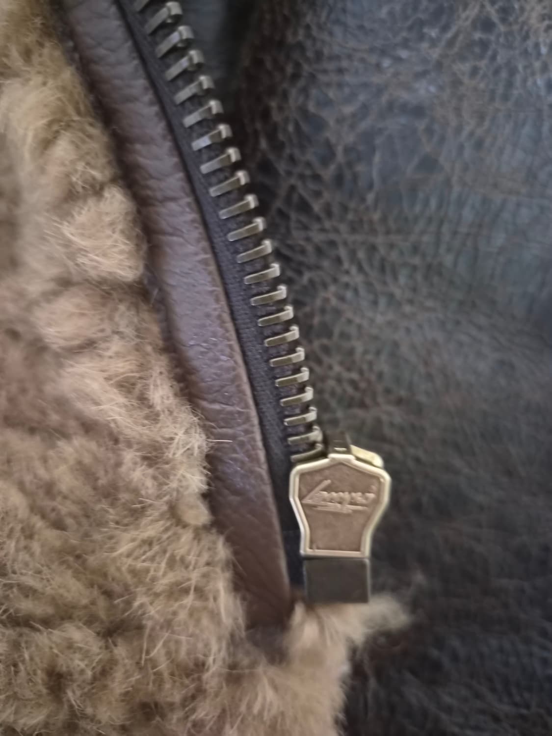 [xs] 베트멍 뎀나시절 아나키 shearling 자켓 브라운 상품이미지7