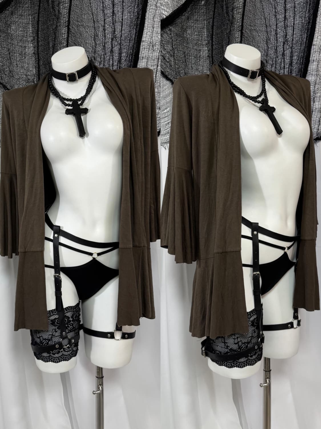 brown cardigan 상품이미지1