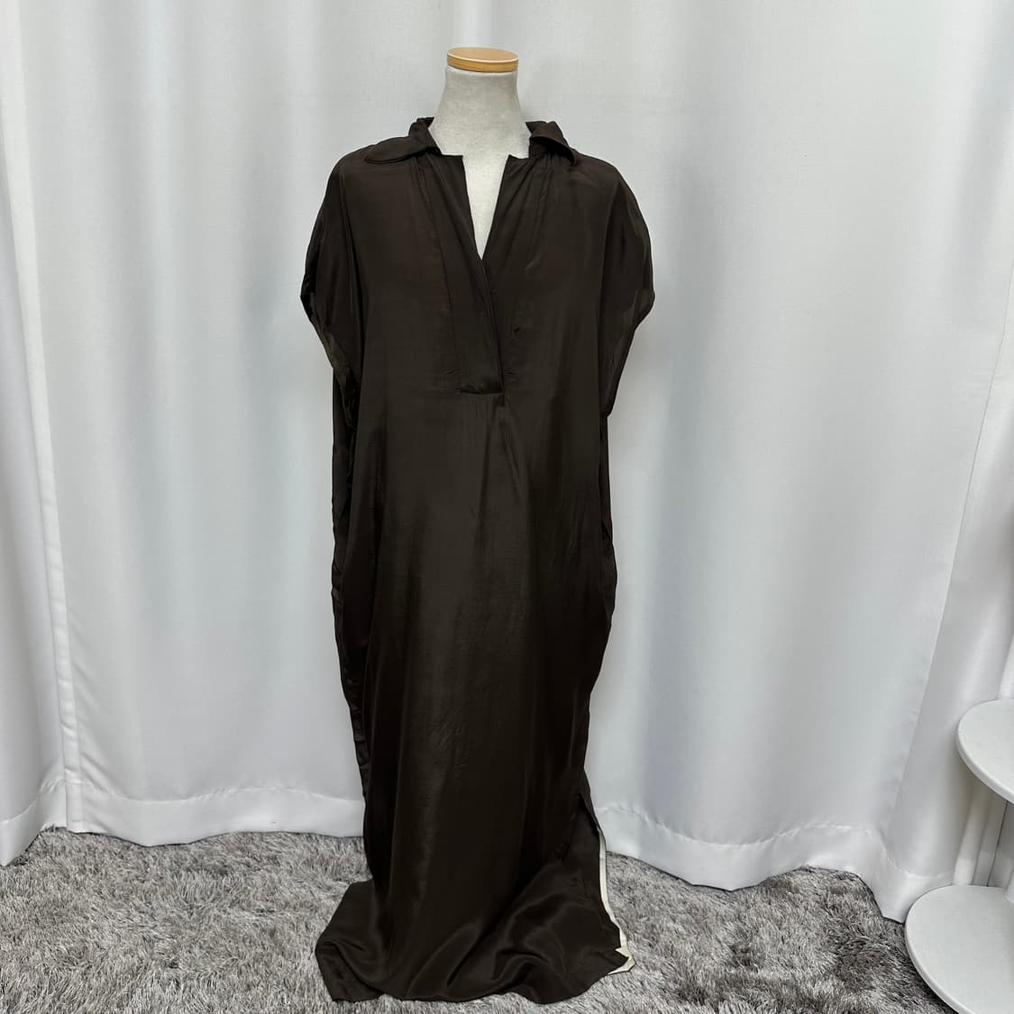  타임 여자 브이넥 롱원피스 free 상품이미지1