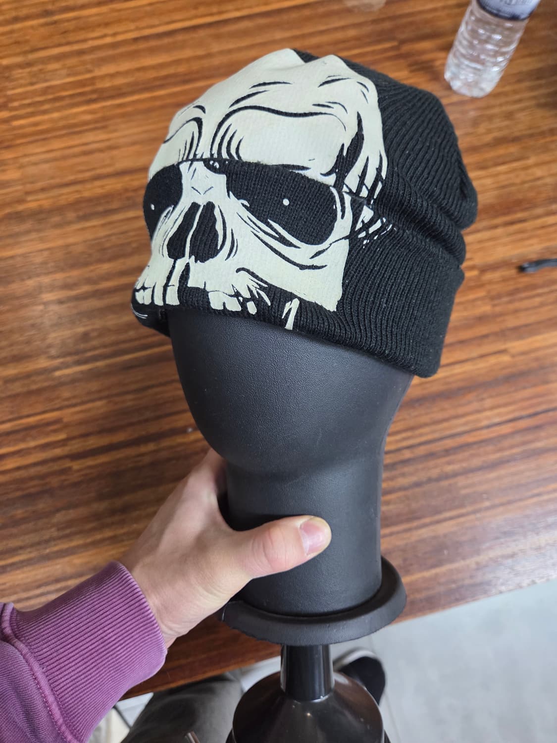 빈티지 patent pending 스컬 페이스 비니  상품이미지5