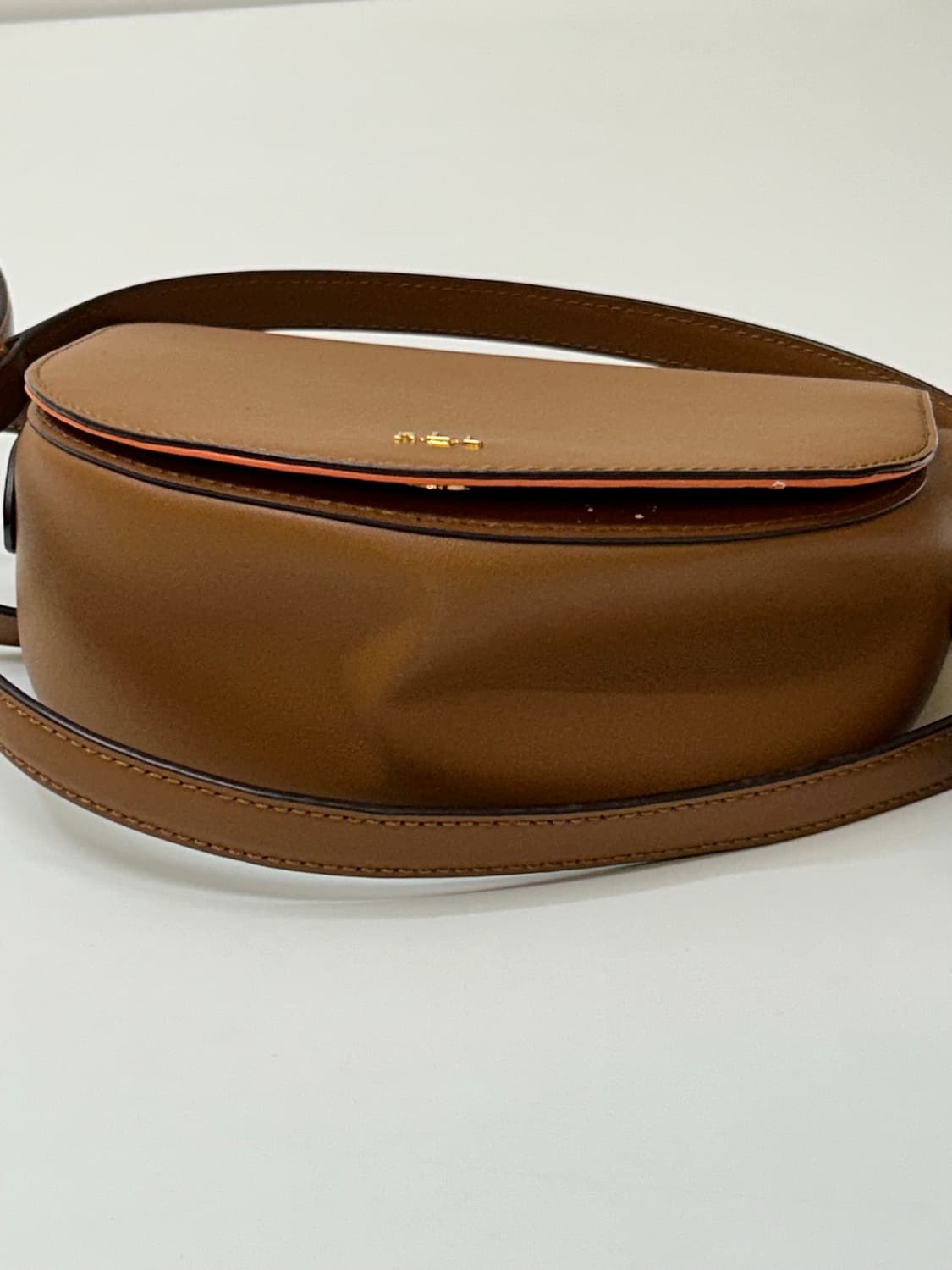 Polo 폴로 랄프로렌 브라운 가죽 크로스백 상품이미지3