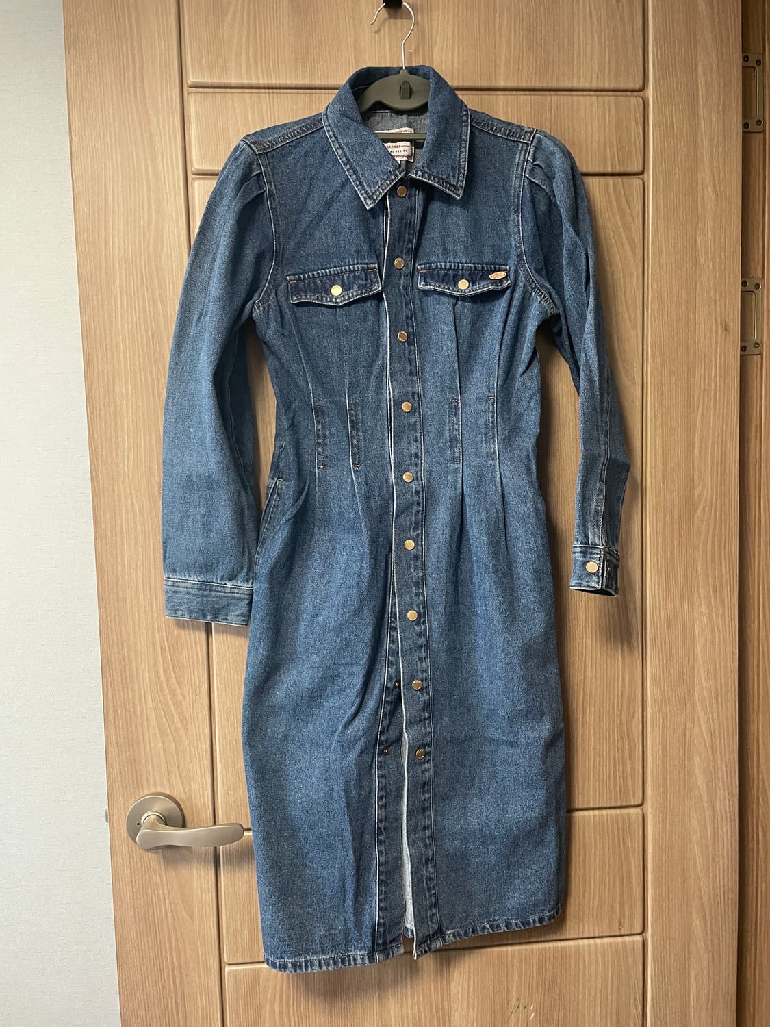 게스 데님 셔츠원피스 상품이미지1