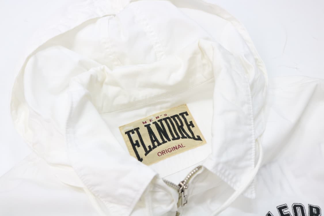 MEN'S FLANDRE 맨즈 플랑드르 빈티지 화이트 후드 집업 자켓 상품이미지8