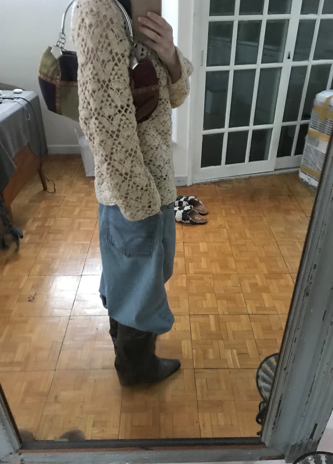 vintage patch shoulder bag 상품이미지3