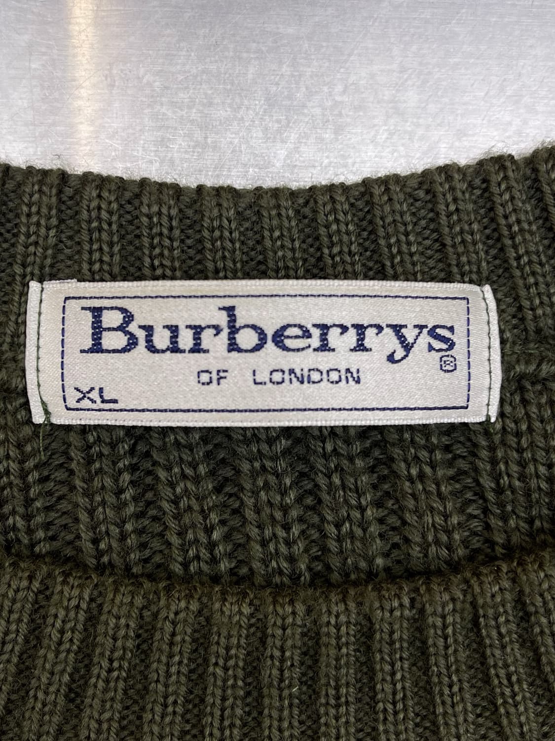 버버리 90s 퀘스트리안 나이크 케이블 니트 상품이미지6