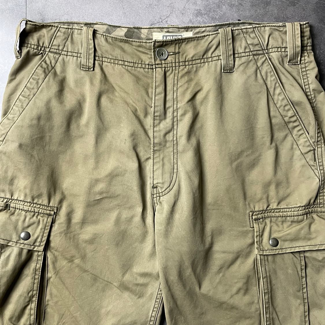 LEVI'S 리바이스 빈티지 카키 카고 하프 팬츠 A01149 상품이미지2