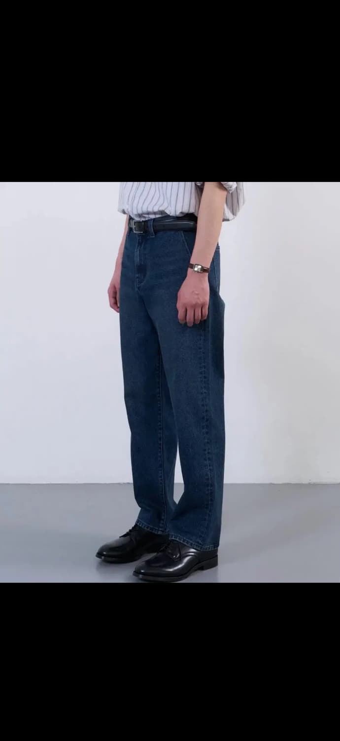 플랙 데님 BUSINESS B06 022 TAPERED DARK BLUE 상품이미지4