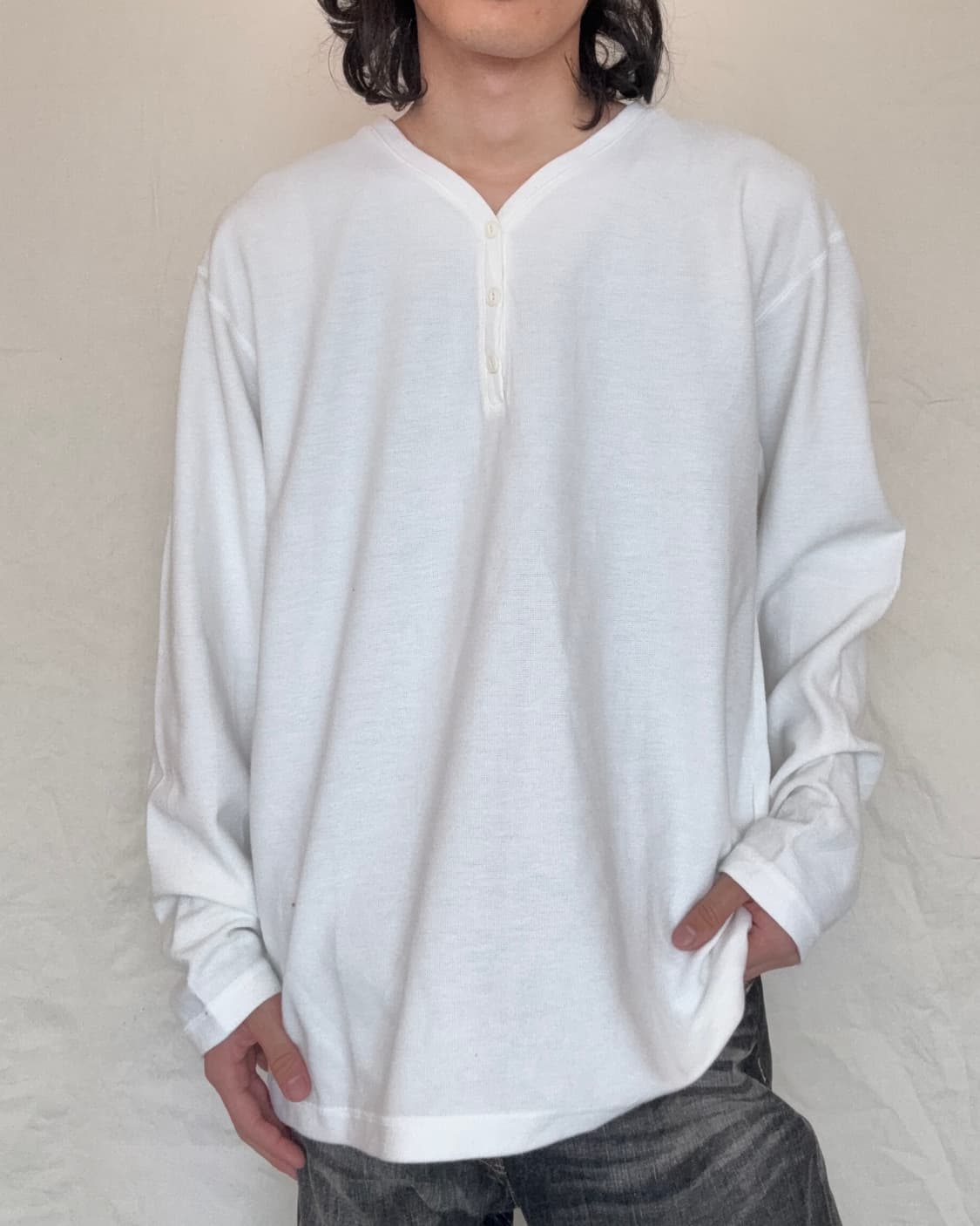 화이트 베이직 티셔츠 상품이미지5