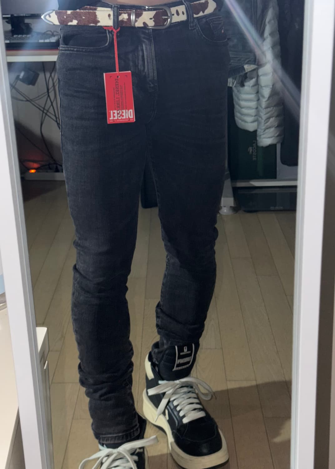 디젤 데님 팬츠 블랙 28  상품이미지5