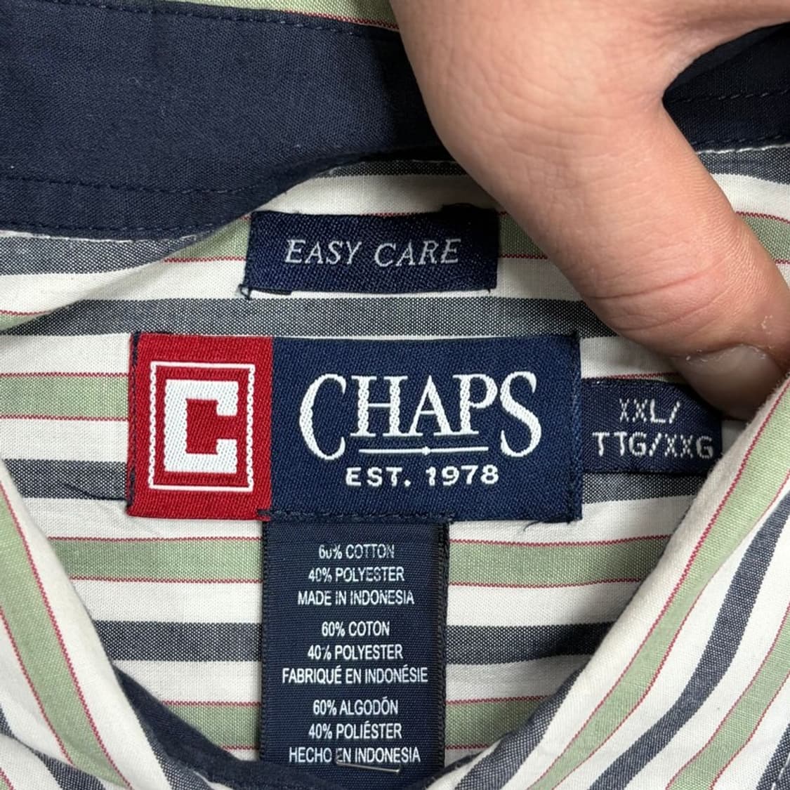 챕스 랄프로렌 스트라이프셔츠 v1643 상품이미지5