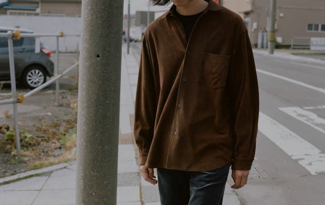 comoli 코모리 디어스킨 셔츠 3사이즈 상품이미지1