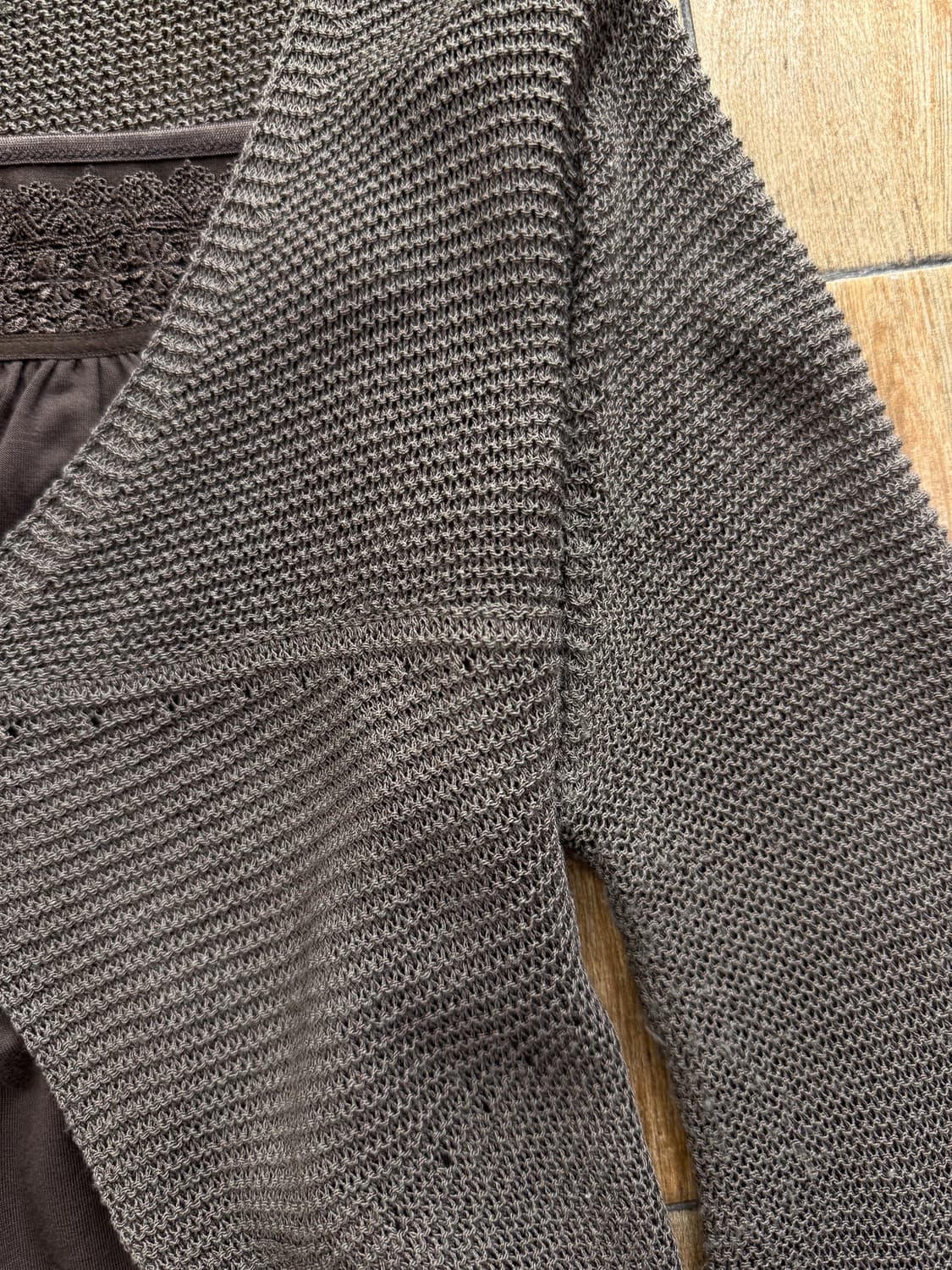 Slit Button Knit Cardigan 0102 상품이미지4