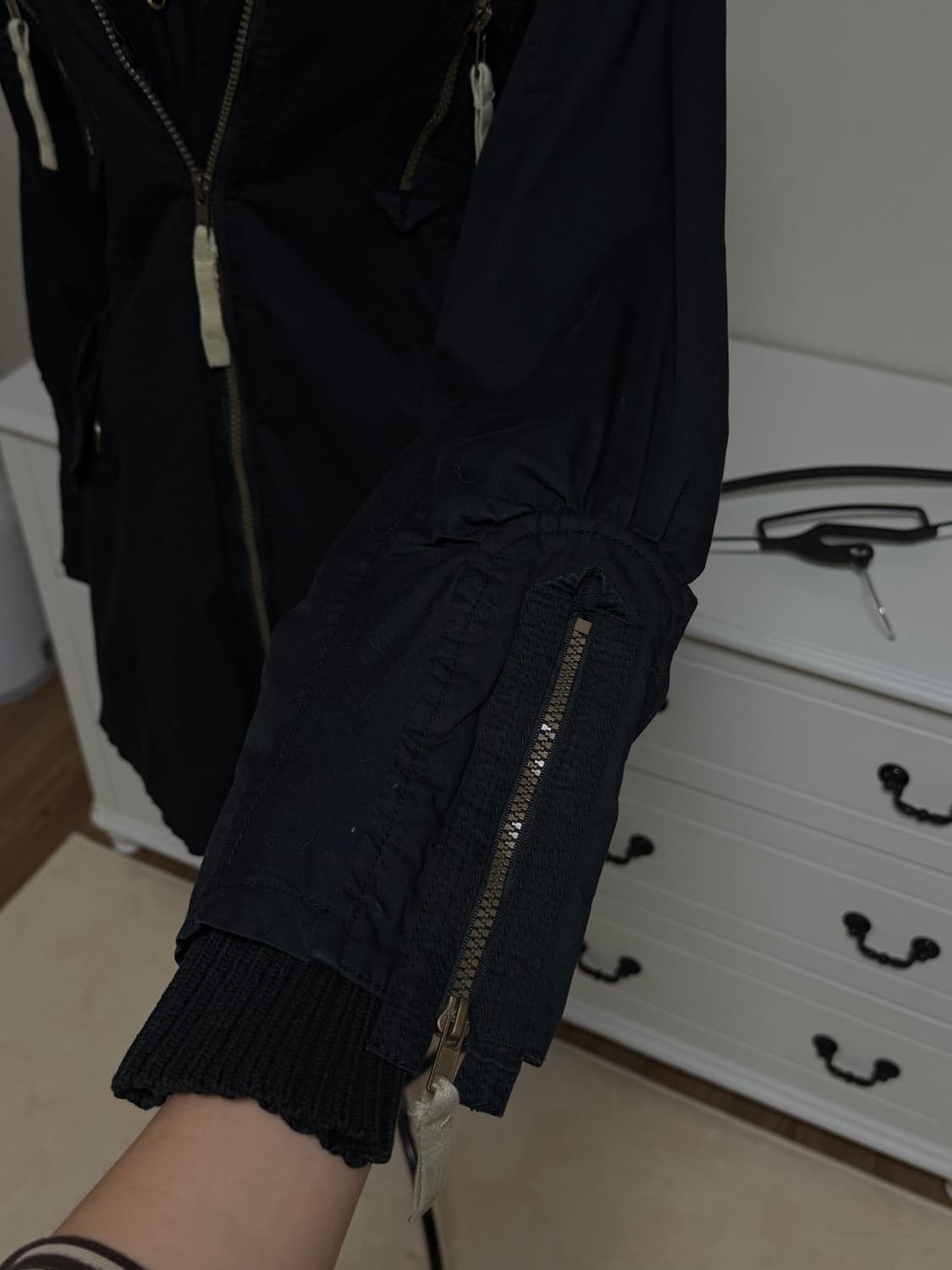 빈티지 투웨이 야상 원피스 자켓 상품이미지3