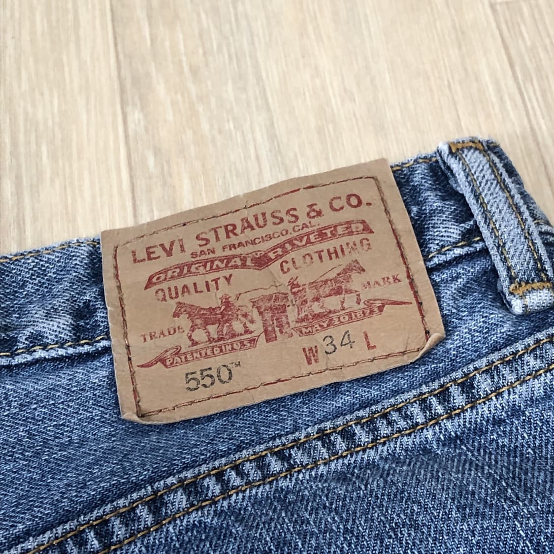(34) 리바이스 Levi's 550 릴렉스드핏 워시드 쇼츠 반바지 상품이미지7