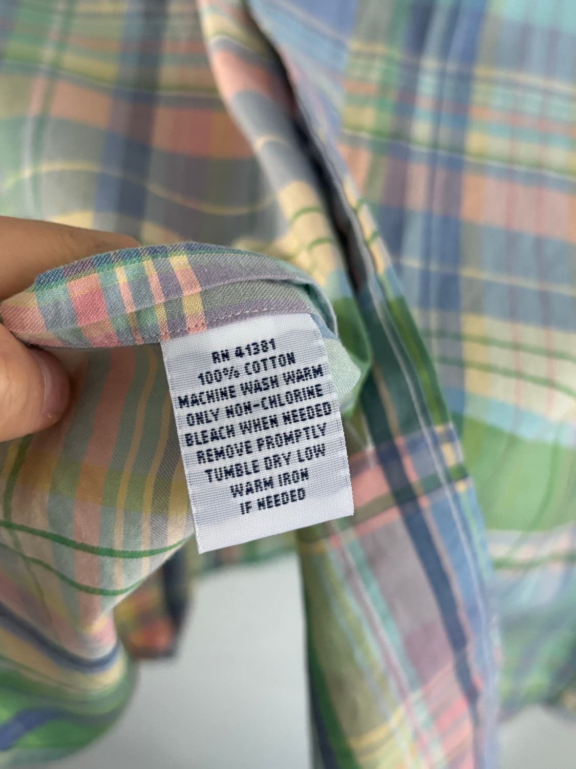 Polo 폴로 랄프로렌 신형 멀티컬러 포켓 체크 셔츠 상품이미지6