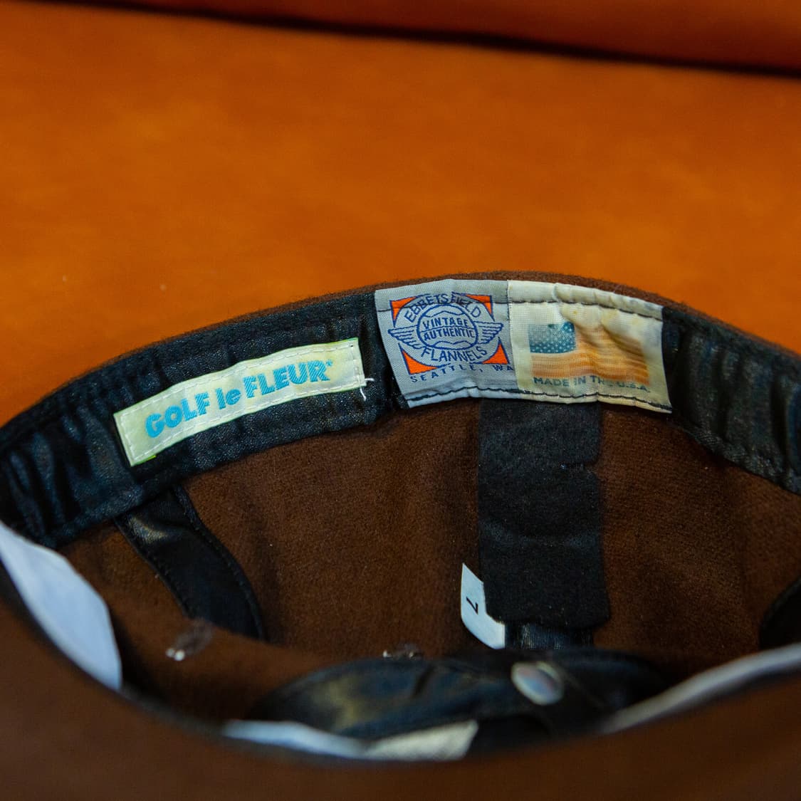 골프 르플레르 x 이벳필드 F 로고 캡 상품이미지8