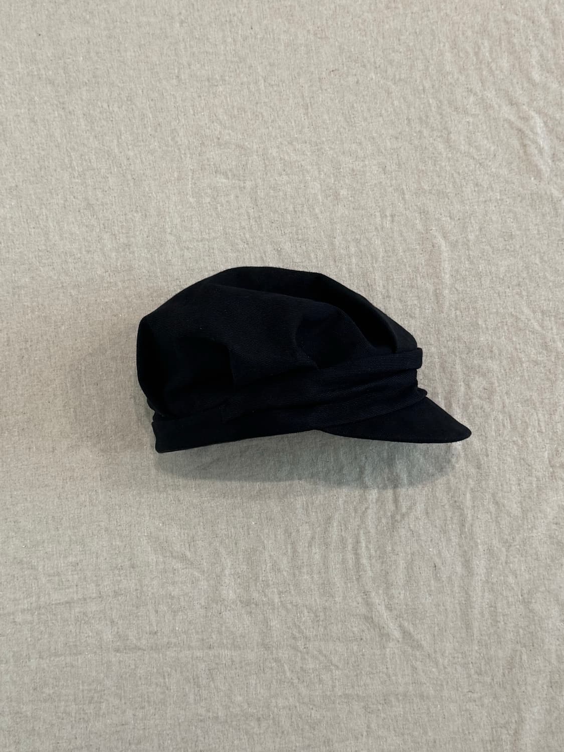 요지야마모토 24aw 개버딘 린넨 캐스킷 캡 상품이미지1