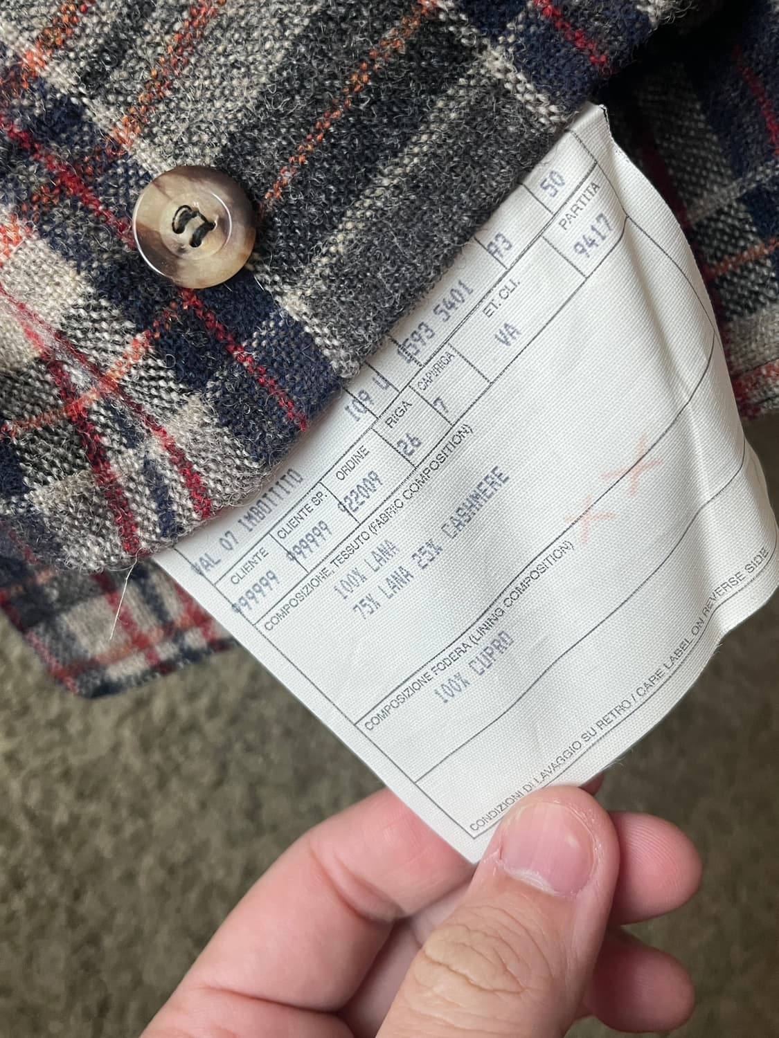 발스타 발스타리노 A-1 체크 패디드 A-1 봄버 판매 상품이미지5