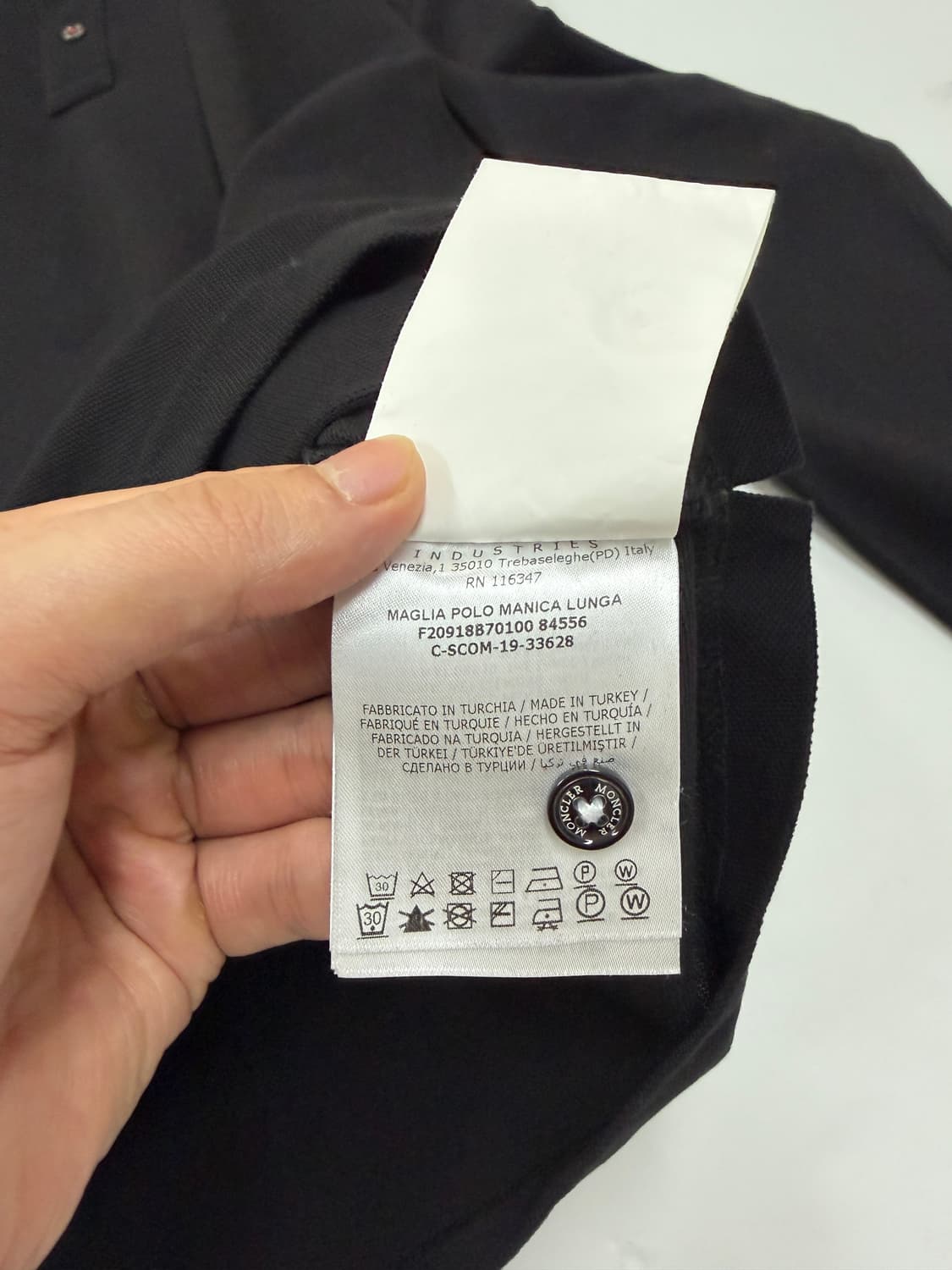 몽클레어 긴팔카라 티셔츠 상품이미지6