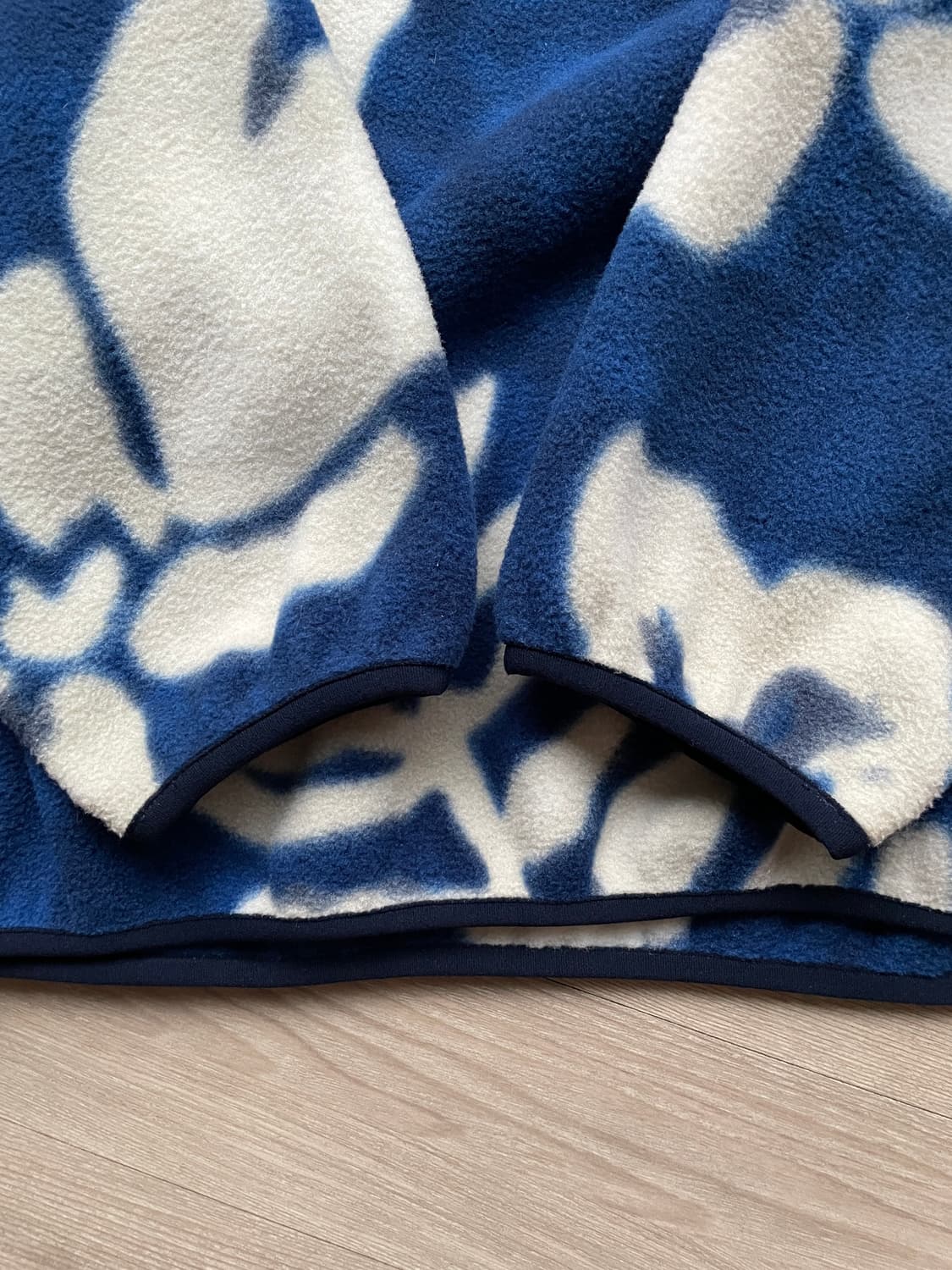 파타고니아 신칠라 하와이안 블루 플라워 패턴 빈티지 상품이미지6