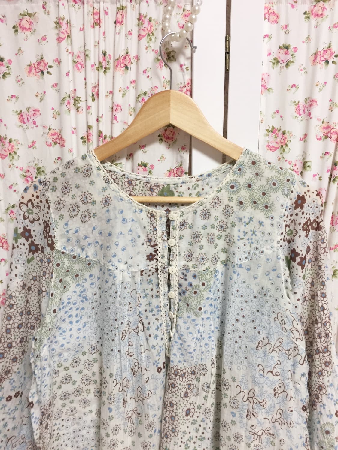 빈티지 하구미 블라우스 상품이미지2