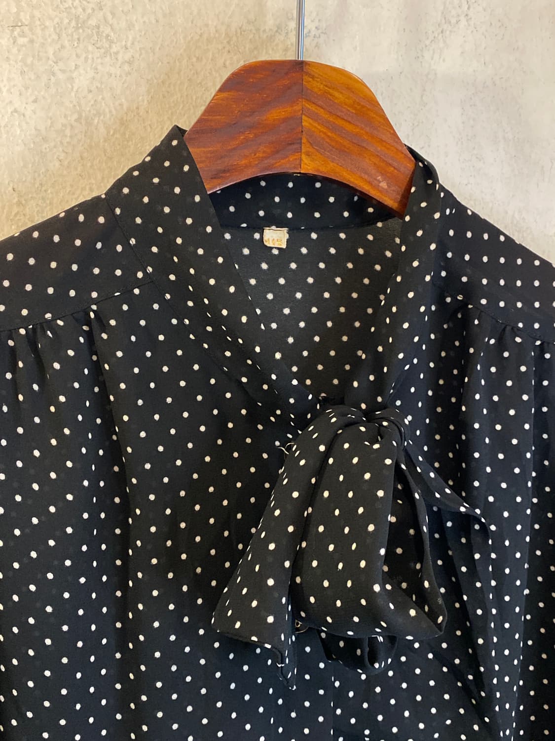 Japan vintage 도트블라우스 상품이미지5