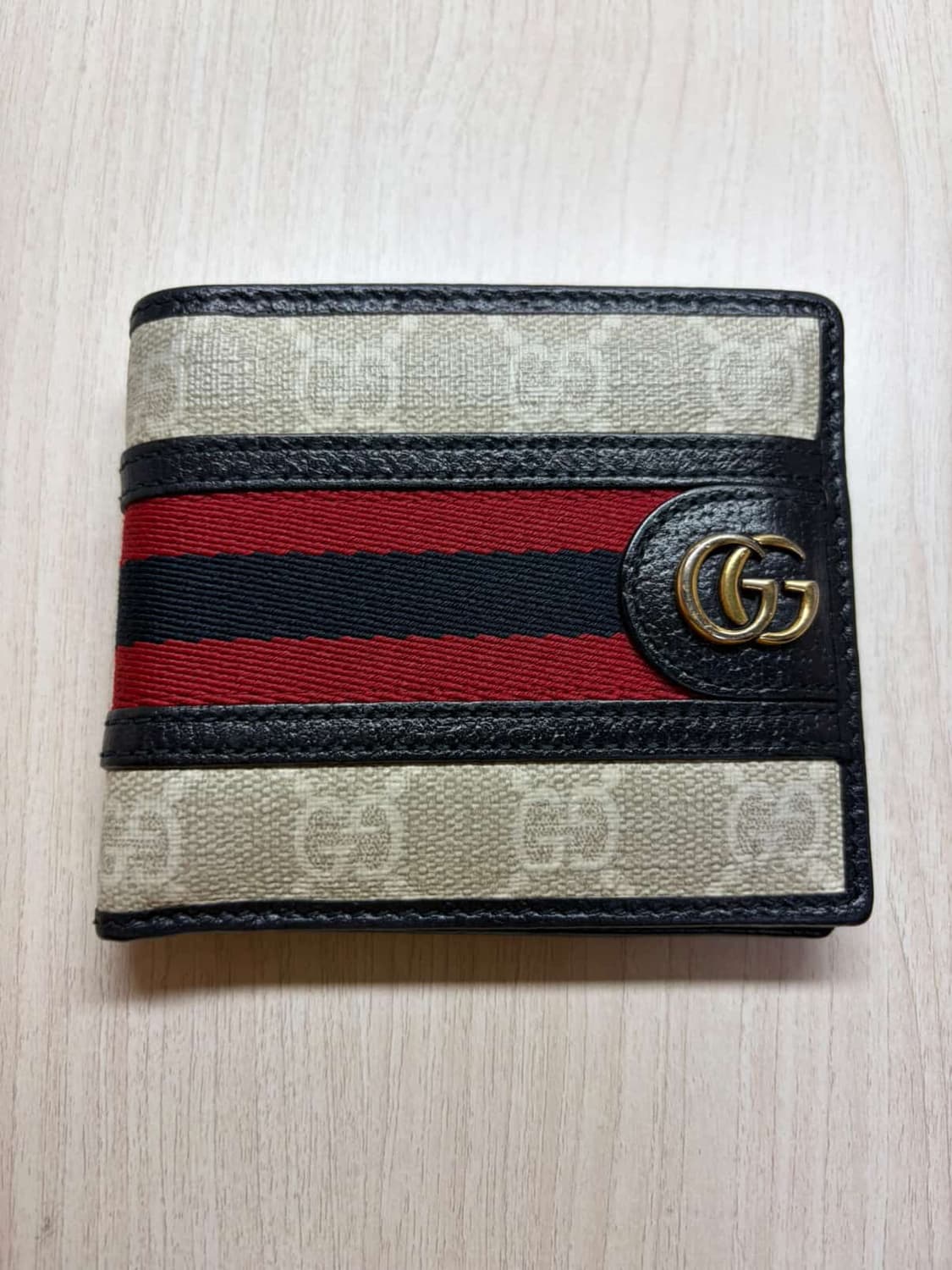 구찌 오피디아 GG 반지갑 베이지/블루 상품이미지5