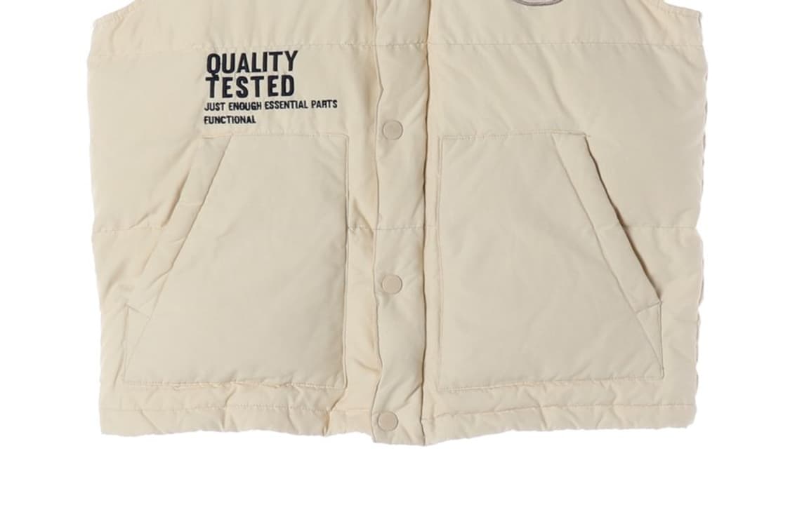 Jeep 빈티지 패치워크 다운 베스트 M 상품이미지5