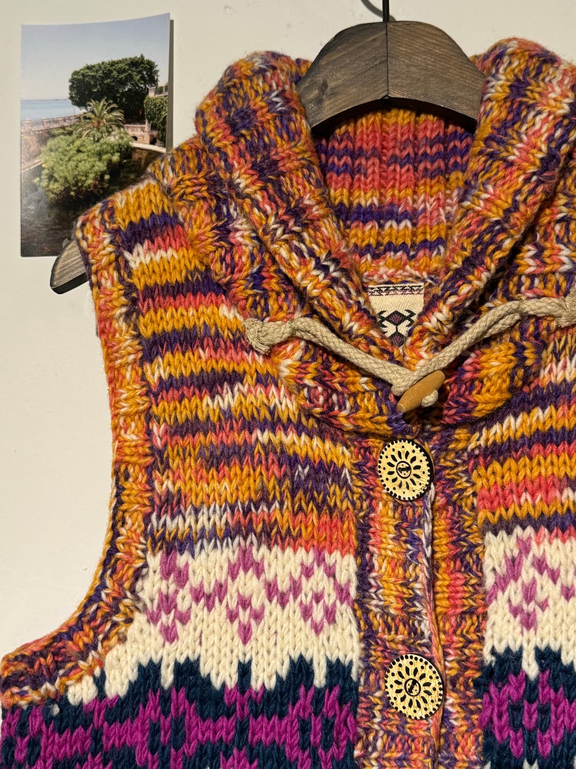 노르딕 히피 니트 조끼 상품이미지4