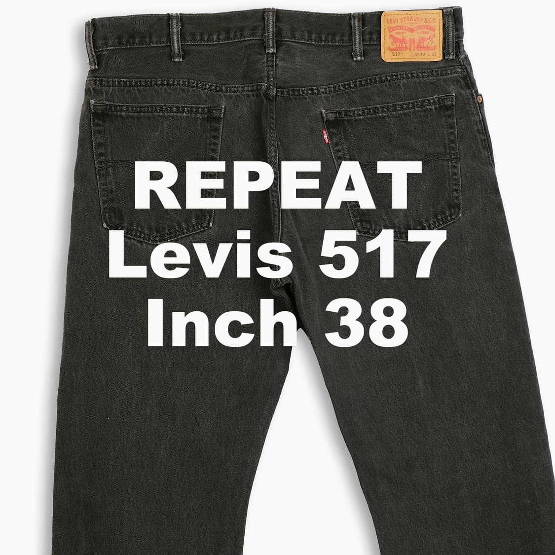 빈티지 리바이스 517 흑청 블랙진 38 인치 LV5174018 상품이미지1