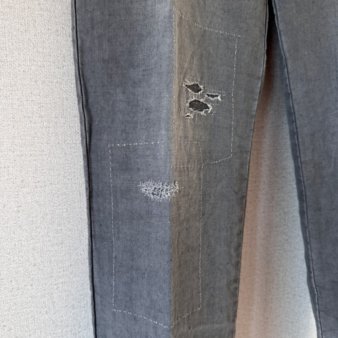 3)Visvim ict CHINO PANTS HW TAPER CRASH 상품이미지2