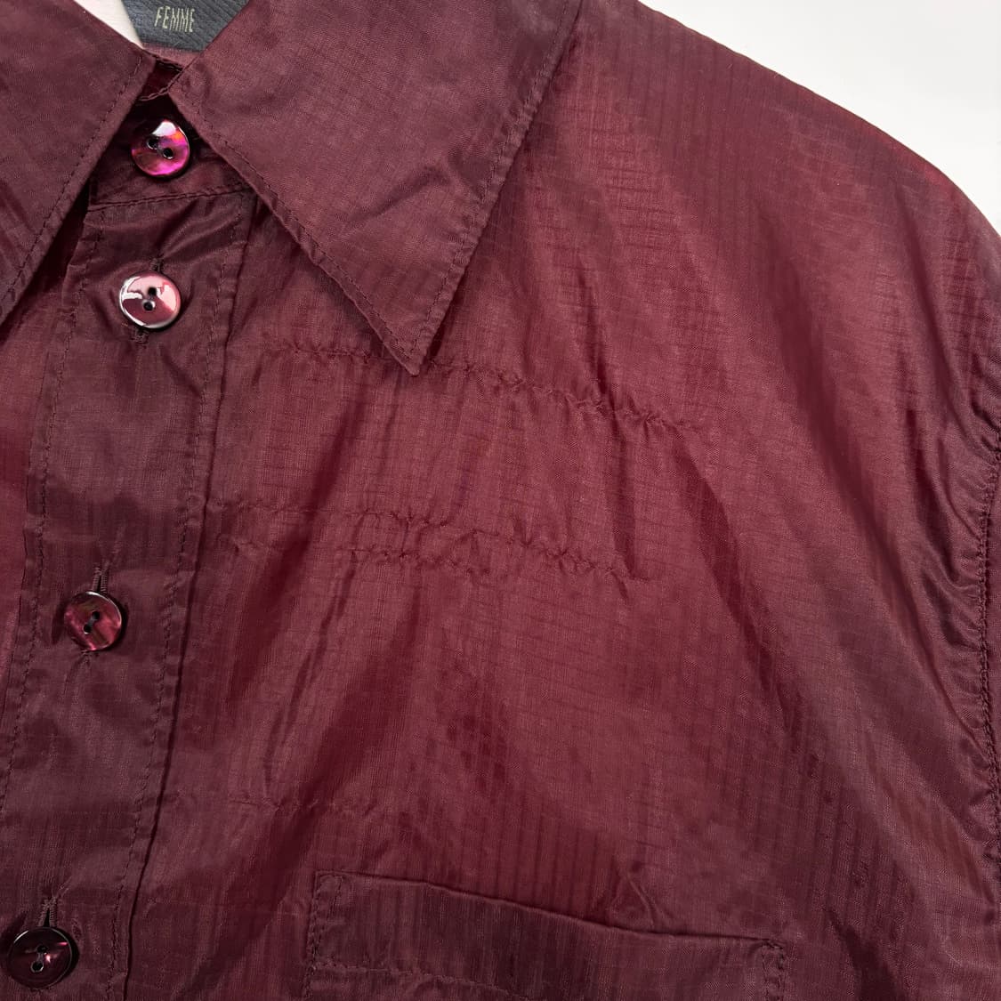 장폴고티에 립스탑 크롭 셔츠 상품이미지4