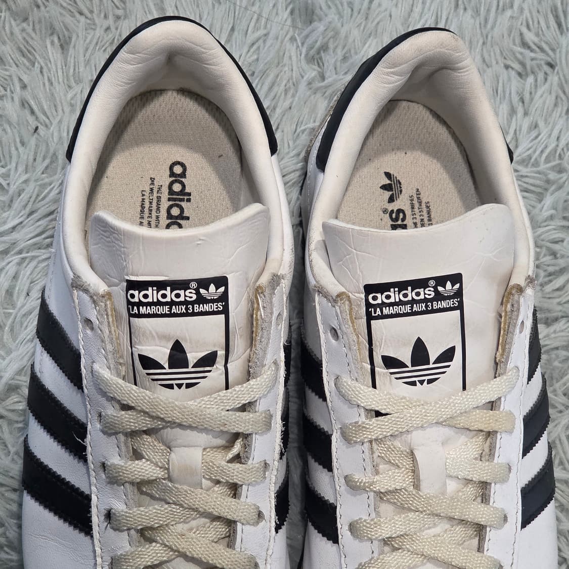 1w-27:아디다스 오리지널스 컨트리 OG 화이트-블랙 23cm 상품이미지6