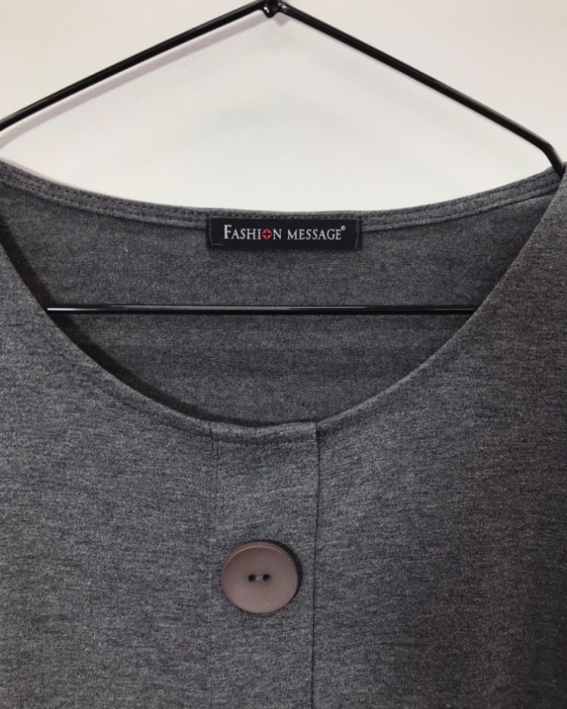 Jpn Grey Shirred Hem Long Sleeve 상품이미지2