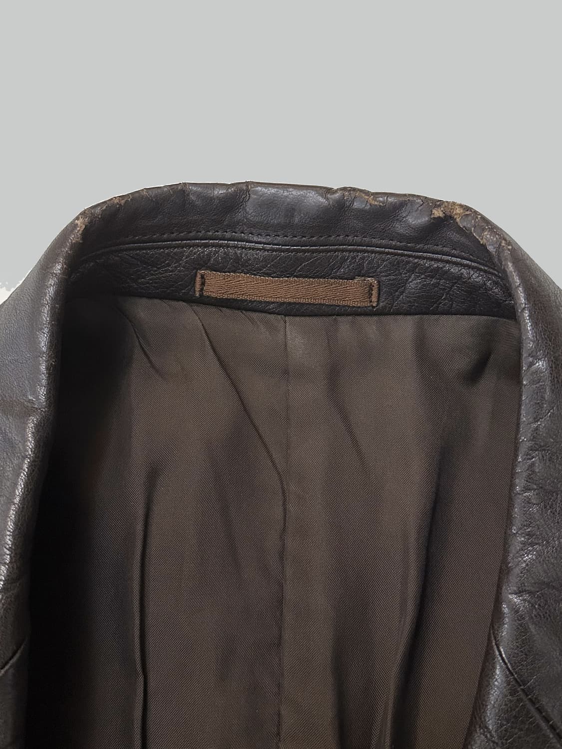 꼼데가르송 옴므 벨트 레더 자켓 상품이미지3