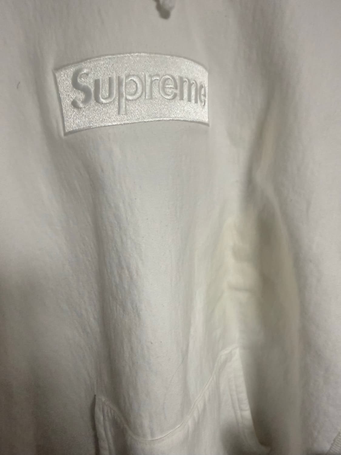 슈프림 박스 로고 후드 화이트 XL 상품이미지3