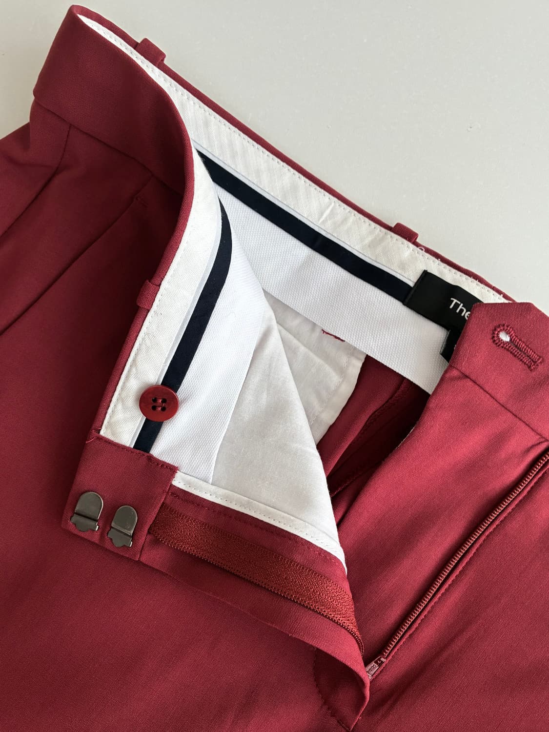 8) 띠어리 Theory 롤업 슬랙스 와인 상품이미지7