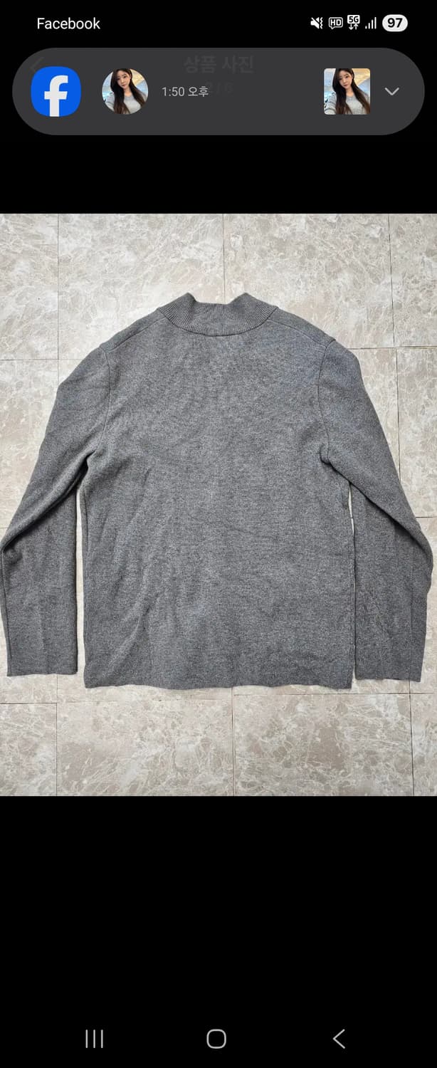 라코스테  코튼 남성 그레이 가디건 5 상품이미지2