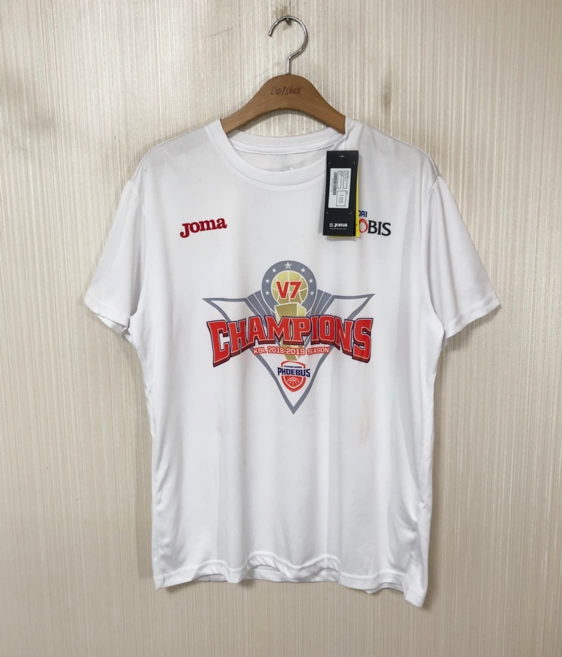 KBL 조마 현대모비스 피버스 18-19시즌 우승티셔츠 105 상품이미지1