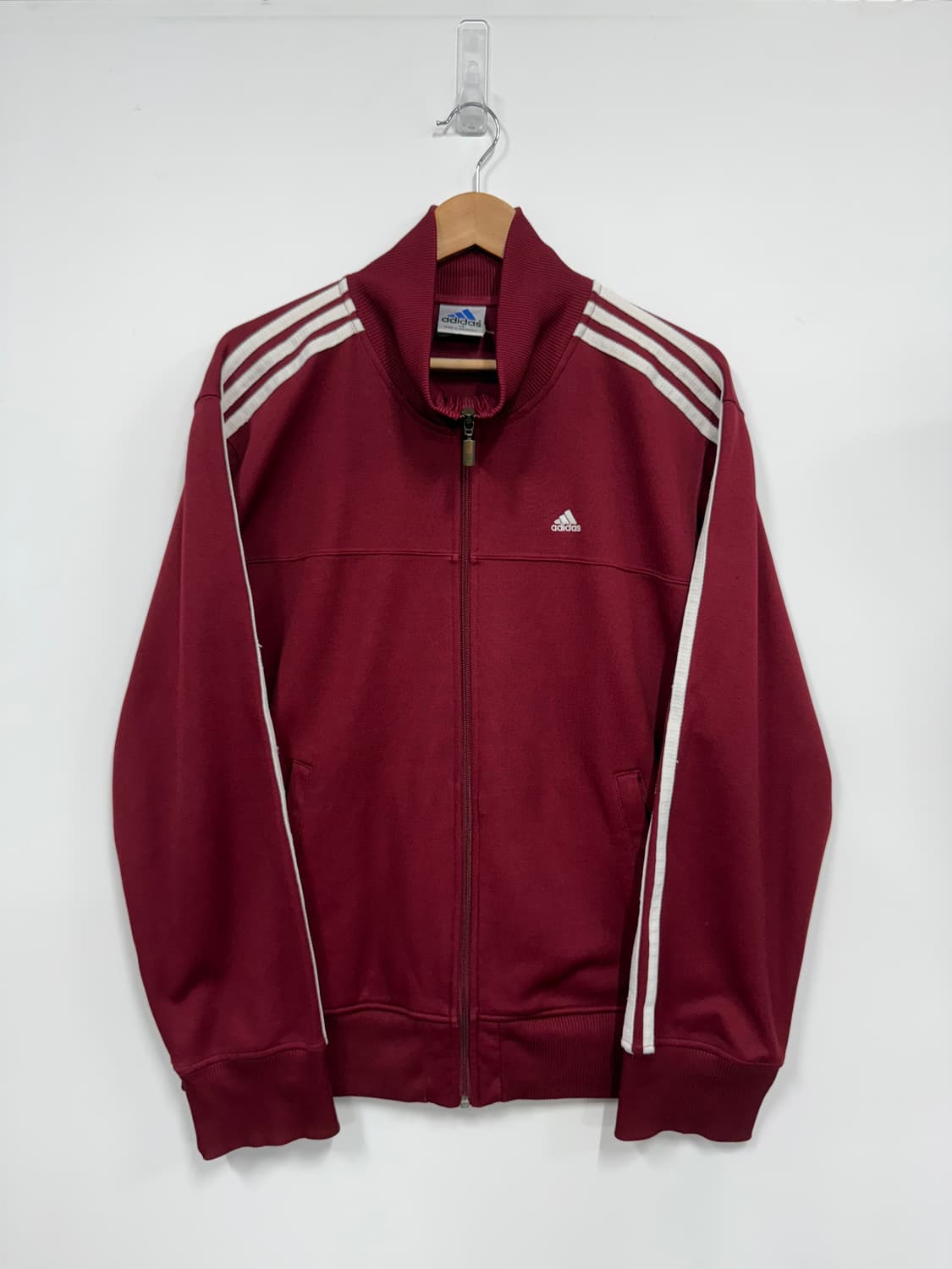 Adidas 00s Burgundy Track Top Jersey 상품이미지2