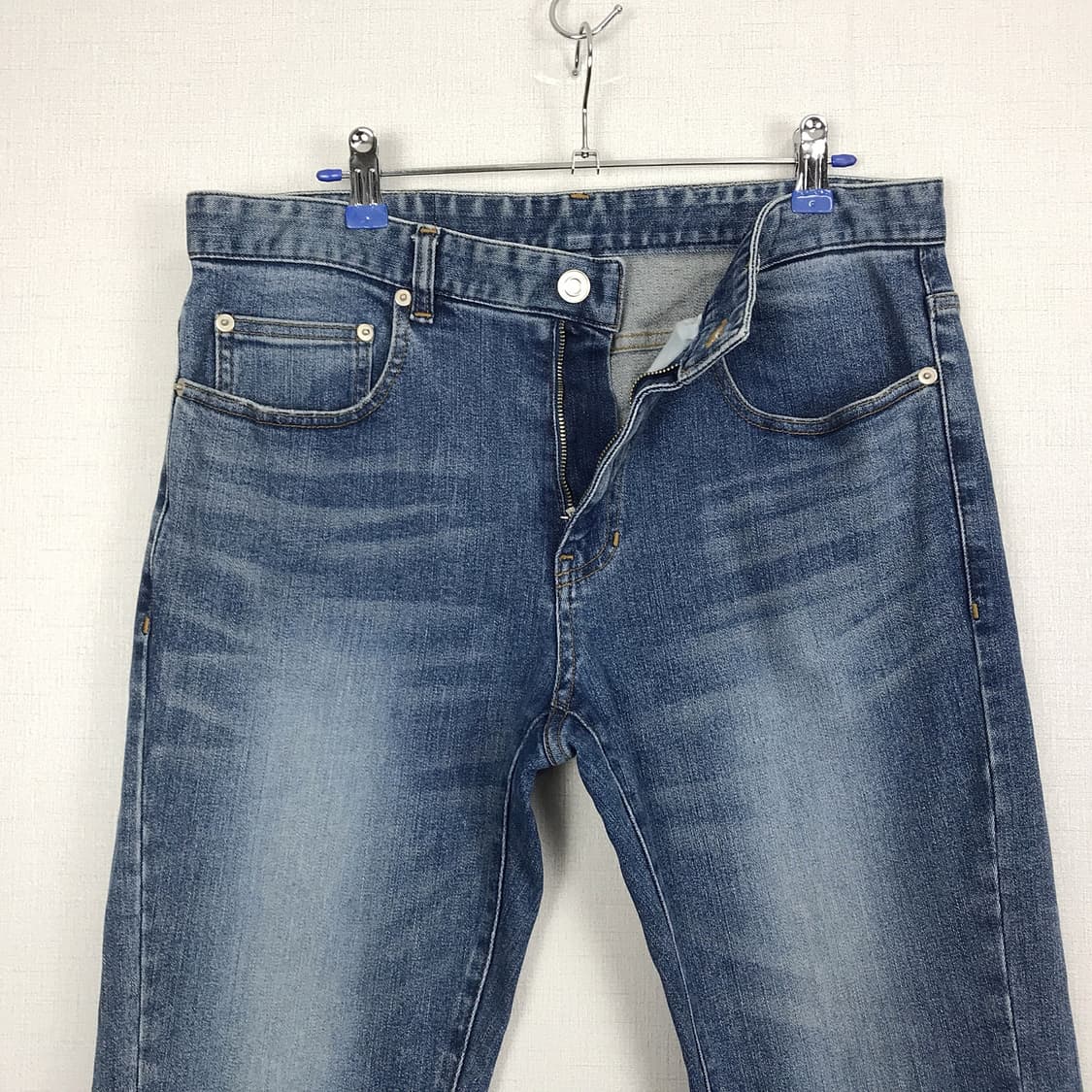 시스템 옴므 밑단 컷팅 청바지 데님 팬츠 남성82 상품이미지3