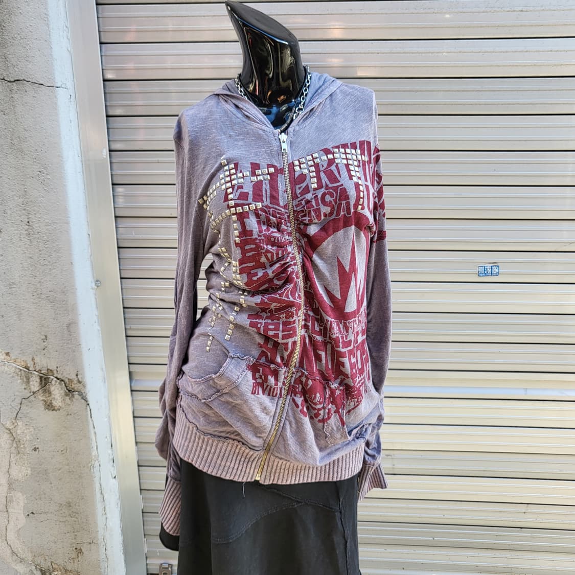 LIBERTALIA Hooded zip-up   상품이미지2