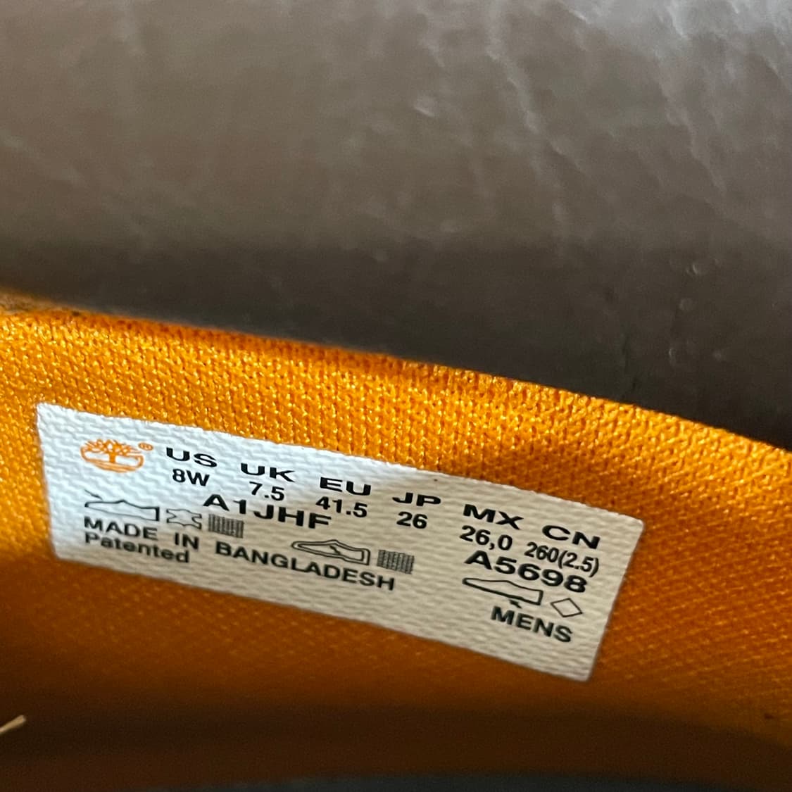 374) 팀버랜드 6인치 워터프루프 부츠 260mm 상품이미지9