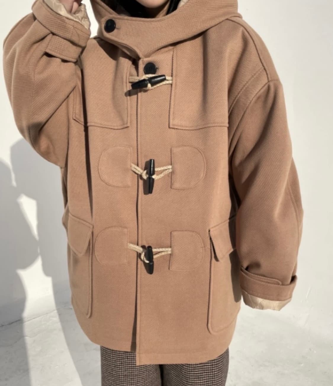 누빔 떡볶이 코트 상품이미지1