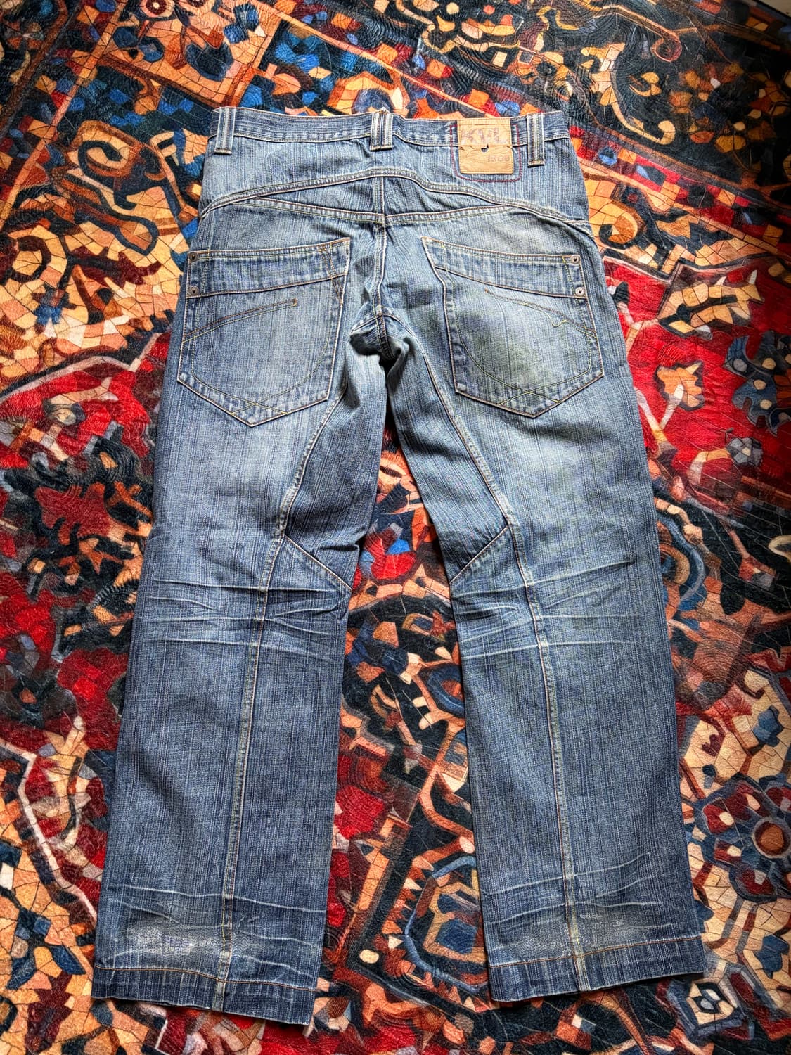 a244) 36 빈티지 워싱 데님팬츠 상품이미지5