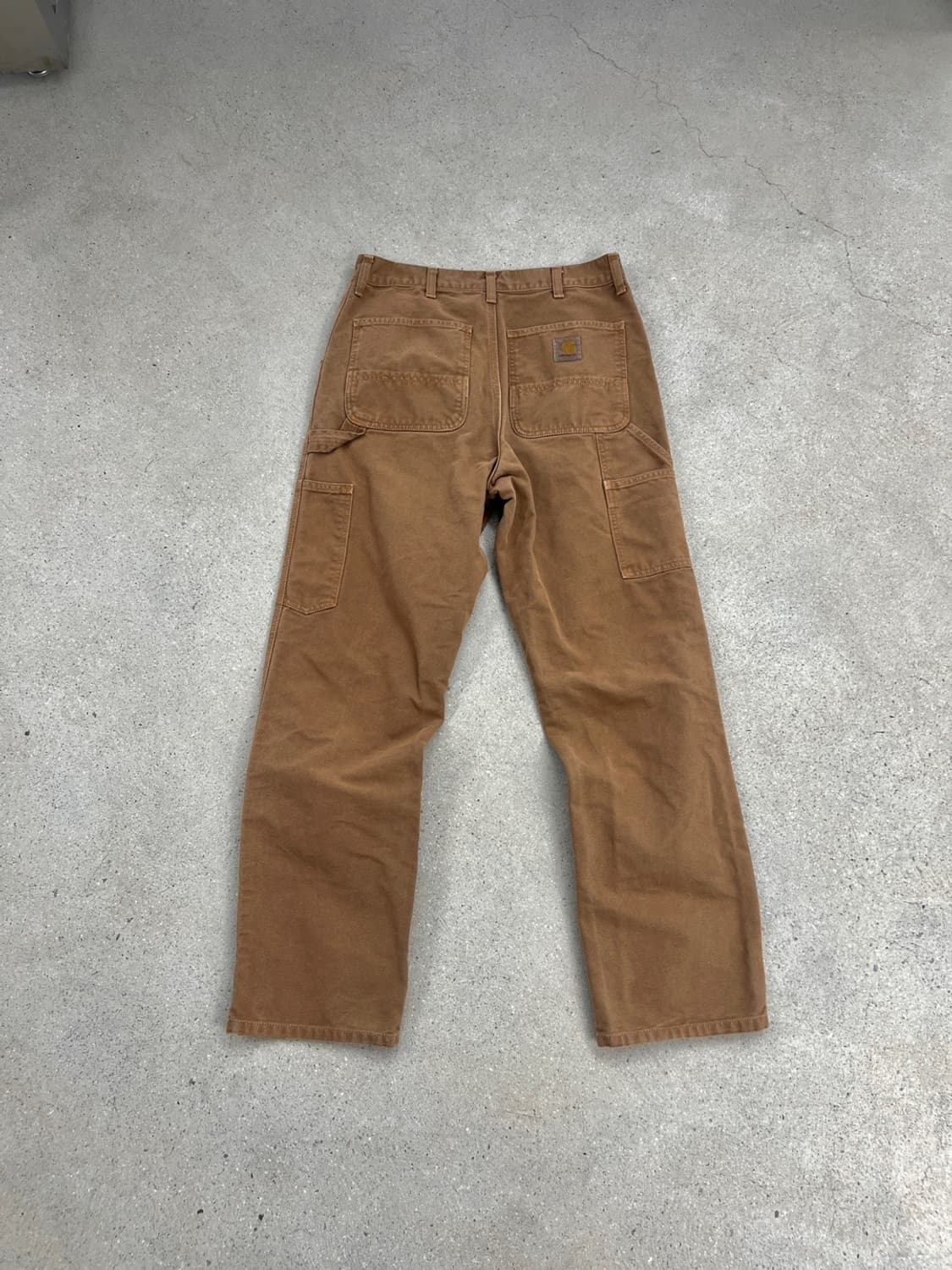 칼하트 WIP 브라운 싱글니 팬츠 상품이미지3