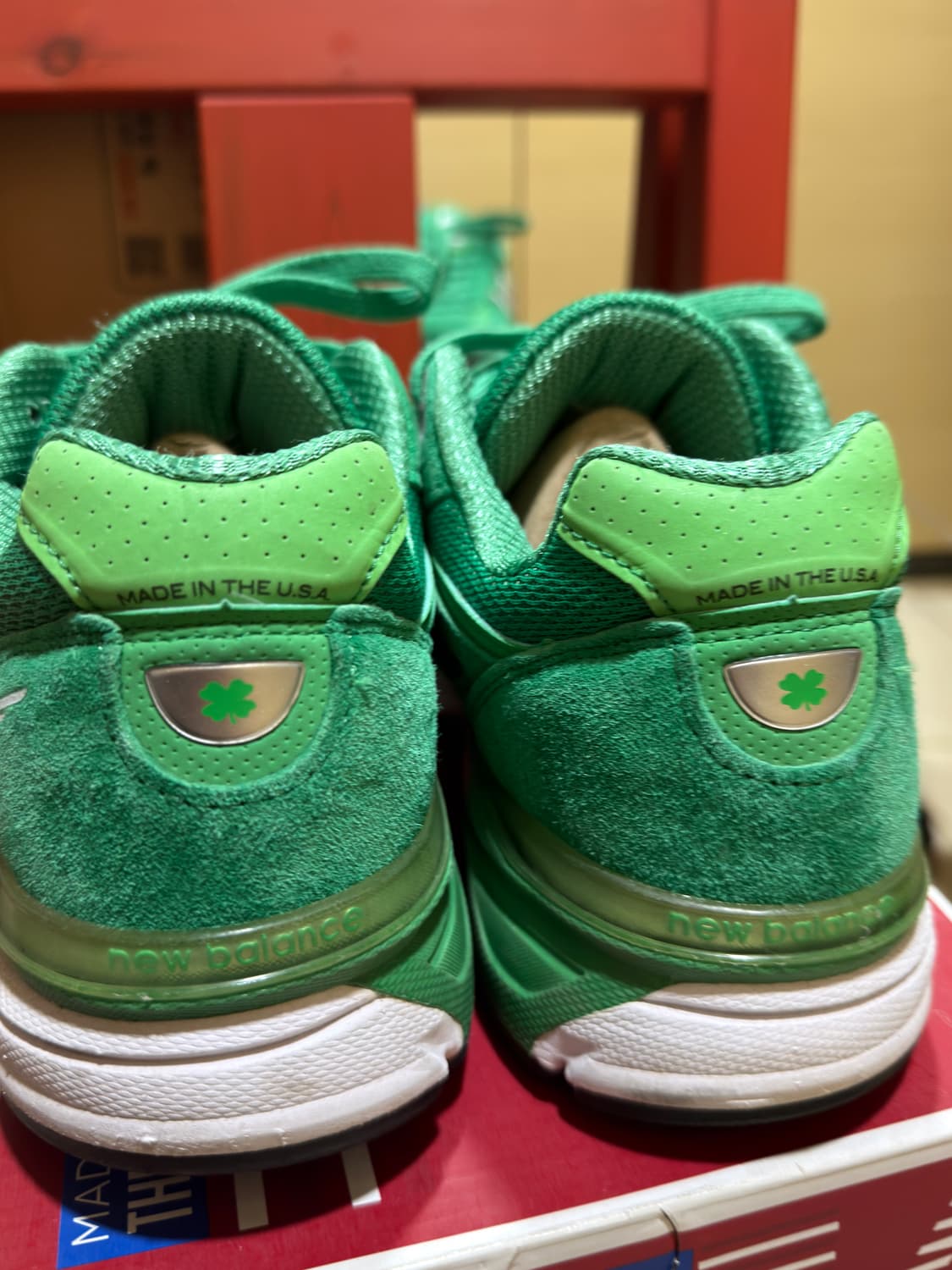 급처 뉴발란스 990v4 USA 그린 270 판매 상품이미지4