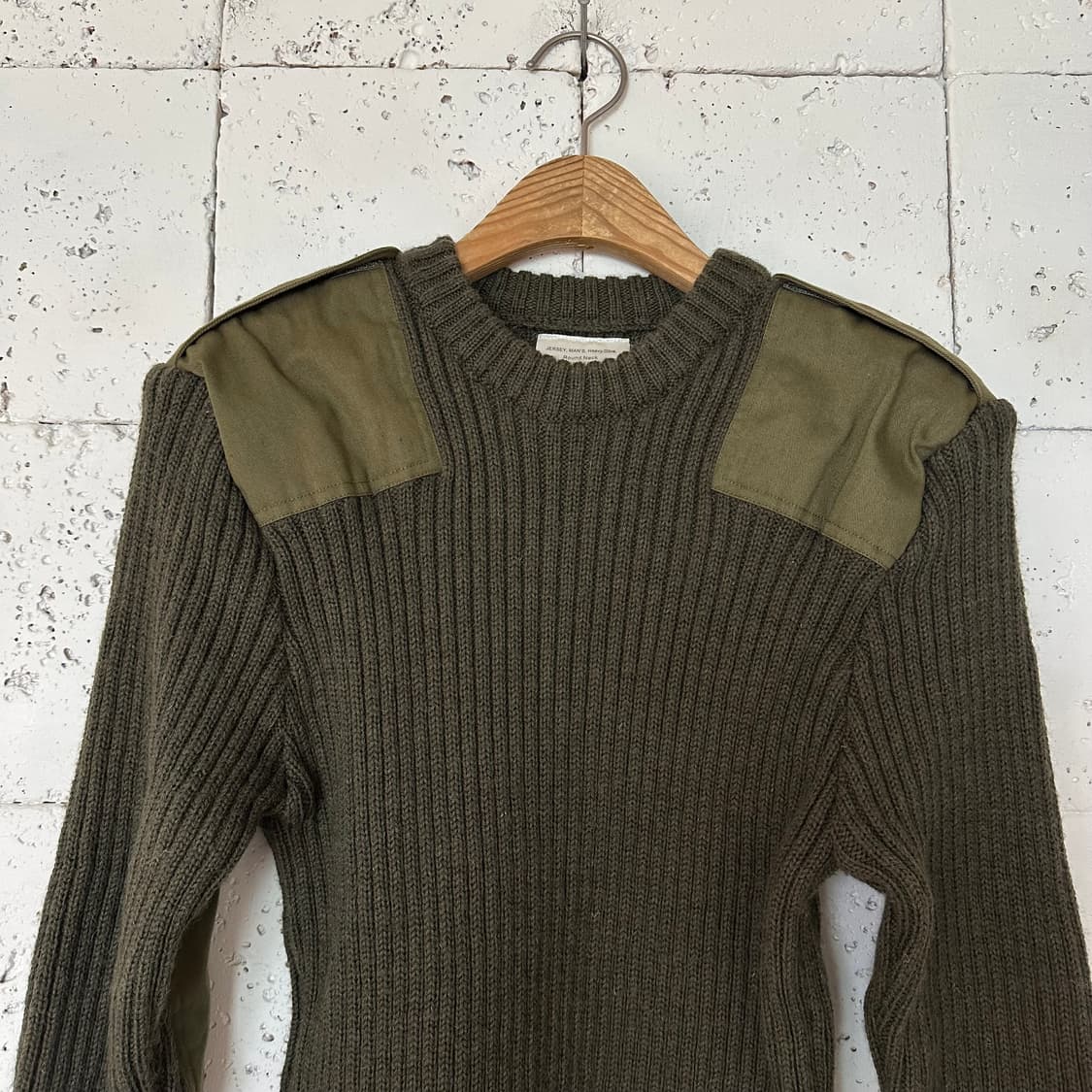 100 영국군 군용 밀리터리 니트 상품이미지2