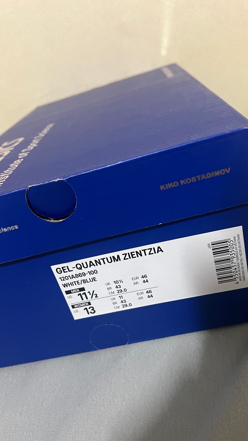 키코 코스타디노브 아식스 젤 퀀텀 지엔치아 화이트 상품이미지6