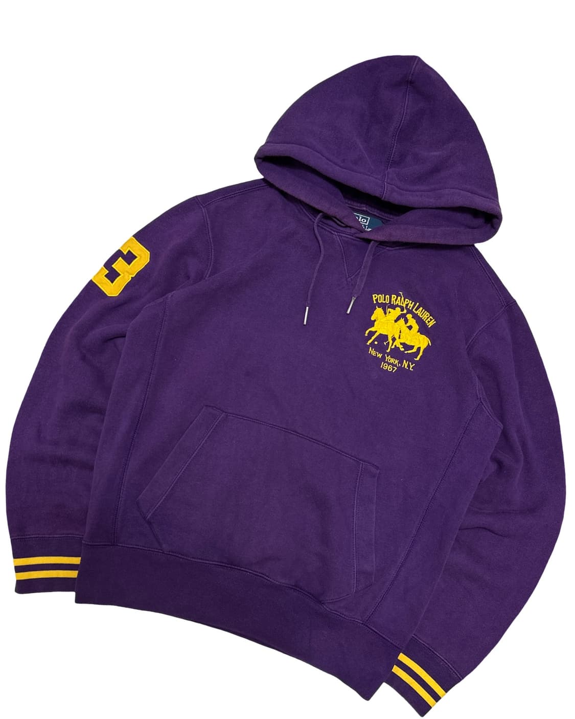 폴로 랄프로렌 빅포니 퍼플 후드티 상품이미지3